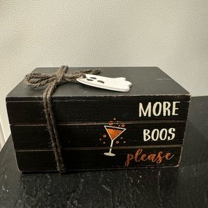 More boos please Wooden Book Stack